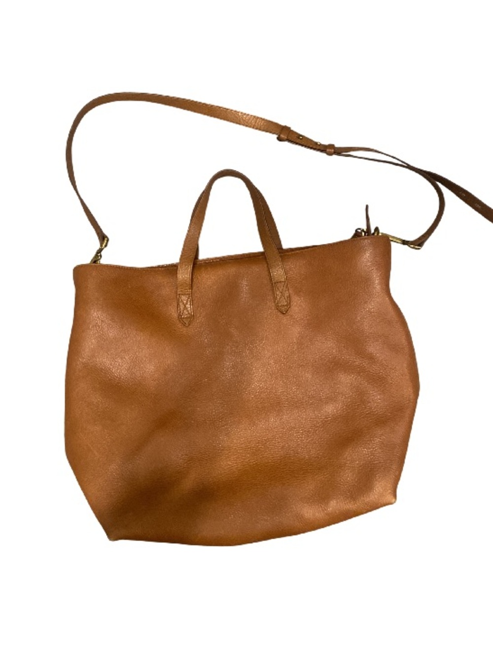 Madewell Leather Convertible Tote Bag in Brown